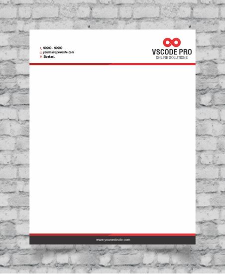 Bond sheet Multi colour letterhead printing