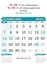 R540 English (F&B)  Monthly Calendar Print 2024