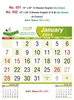 Click to zoom R552  English (Go Green) (F&B) Monthly Calendar Print 2024