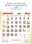 R554 English (F&B)  Monthly Calendar Print 2024