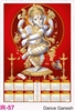Click to zoom R57 Dance Ganesh Plastic Calendar Print 2025