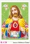 R121 Jesus (Without Date) Plastic Calendar Print 2025