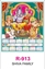 R913 SHIVA FAMILY RealArt Calendar Print 2025