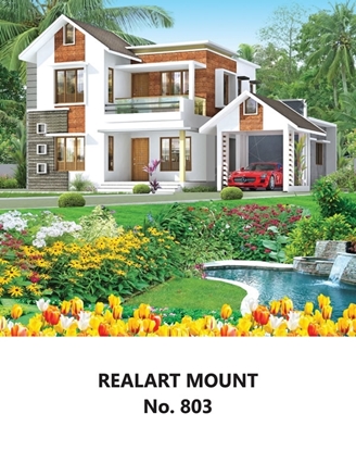 R803 House Scenery Daily Calendar Online Printing 2025