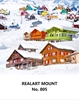 Click to zoom R805 Snow House Scenery Daily Calendar Online Printing 2025