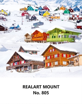 R805 Snow House Scenery Daily Calendar Online Printing 2025