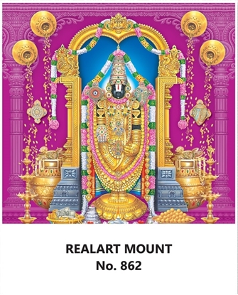 R862 Lord Balaji Daily Calendar Printing 2025